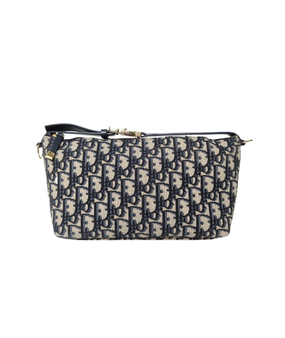 CHRISTIAN DIOR Темно-синяя сумка через плечо, фото 9