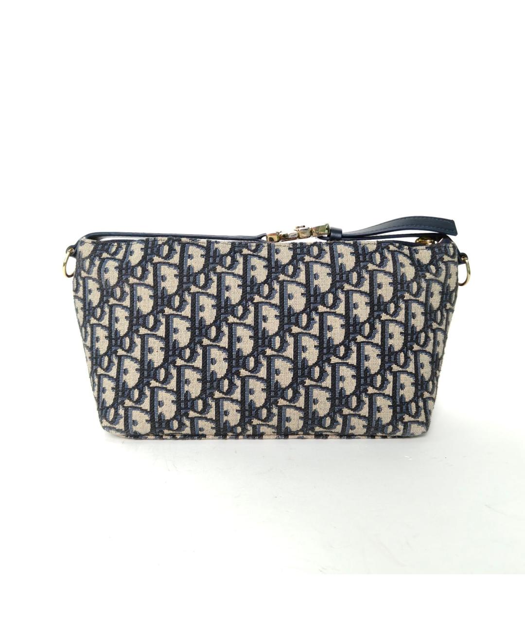 CHRISTIAN DIOR Темно-синяя сумка через плечо, фото 4