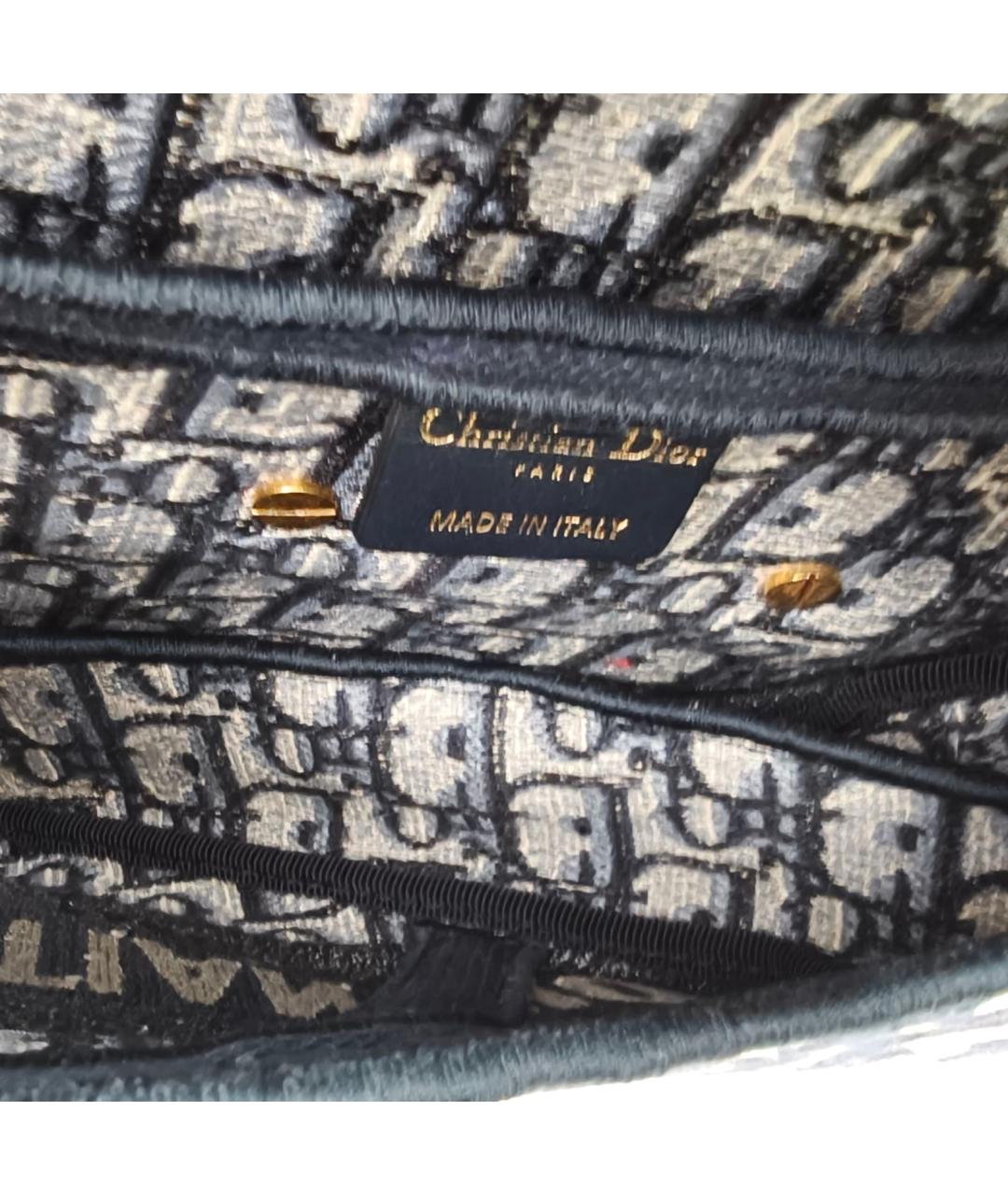 CHRISTIAN DIOR Синяя сумка через плечо, фото 8