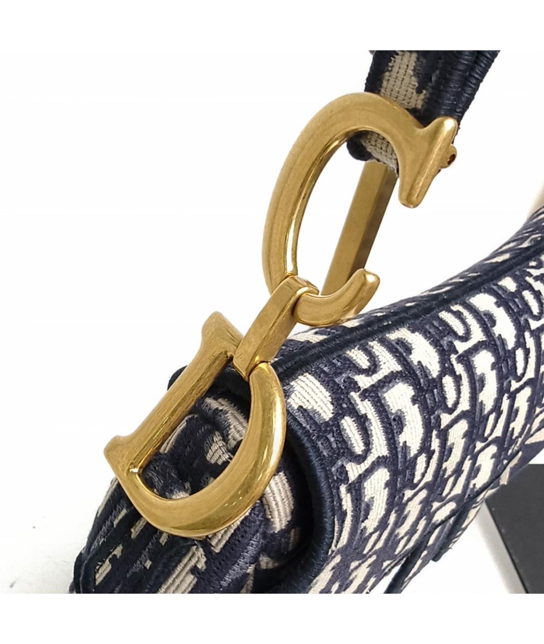 CHRISTIAN DIOR Синяя сумка через плечо, фото 6