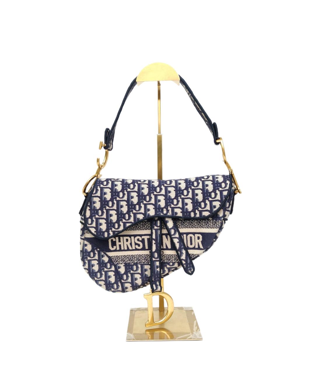 CHRISTIAN DIOR Синяя сумка через плечо, фото 9