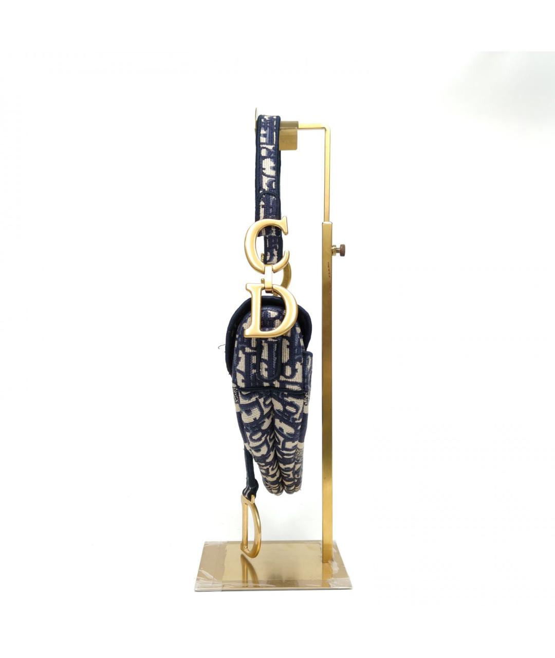 CHRISTIAN DIOR Синяя сумка через плечо, фото 3