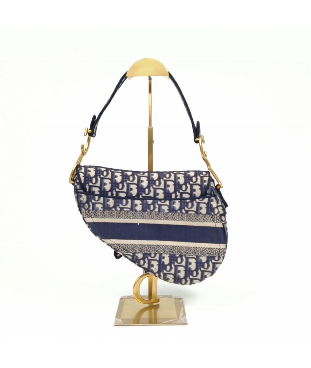 CHRISTIAN DIOR Синяя сумка через плечо, фото 4