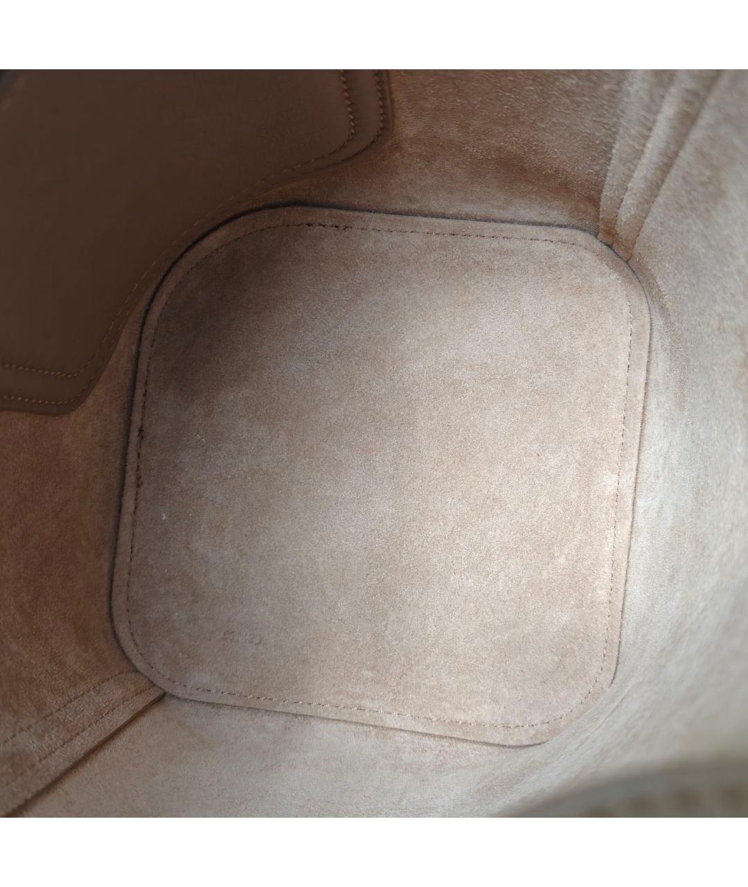 LOEWE Коричневая кожаная сумка через плечо, фото 8