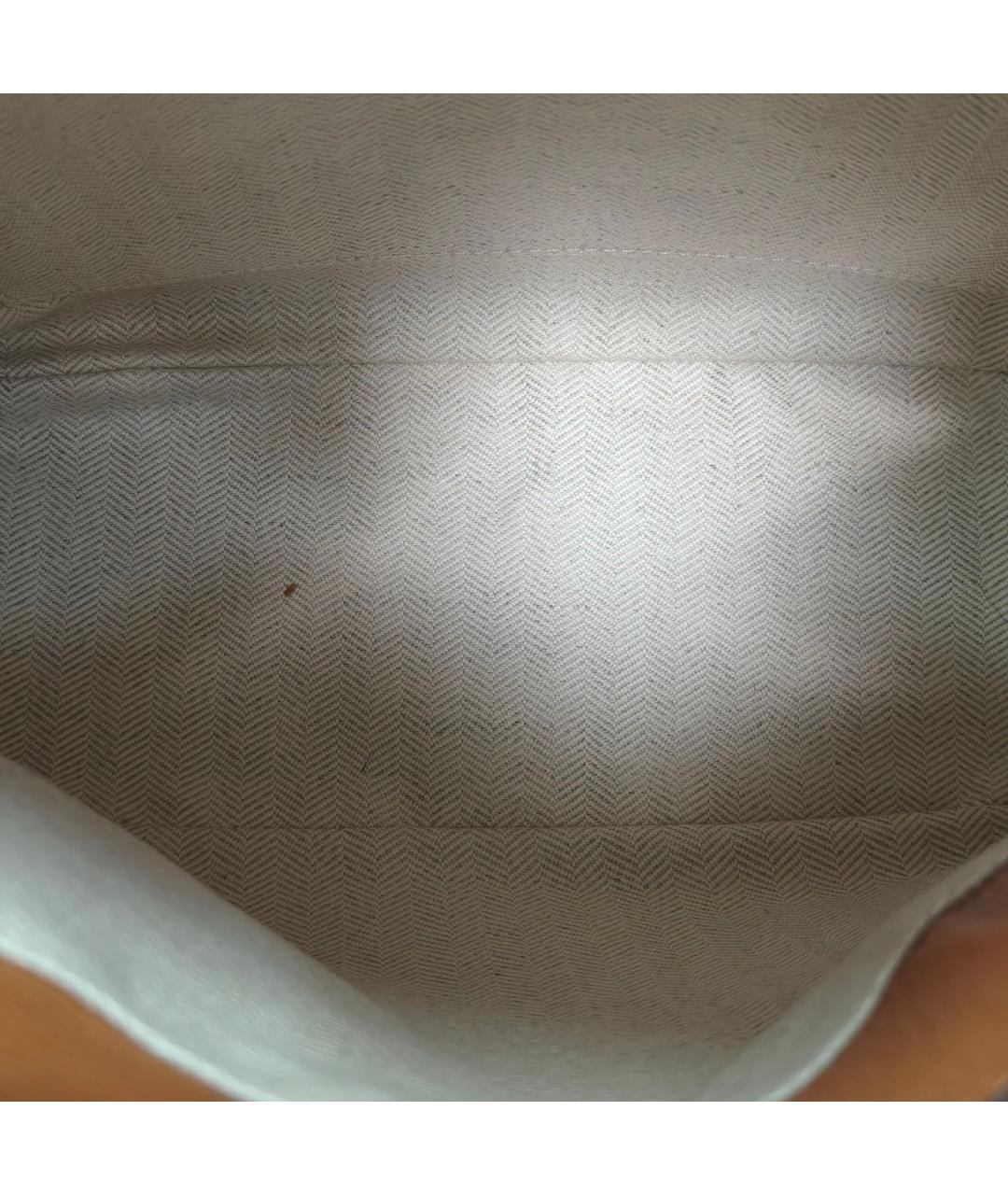 LOEWE Коричневая кожаная сумка с короткими ручками, фото 7