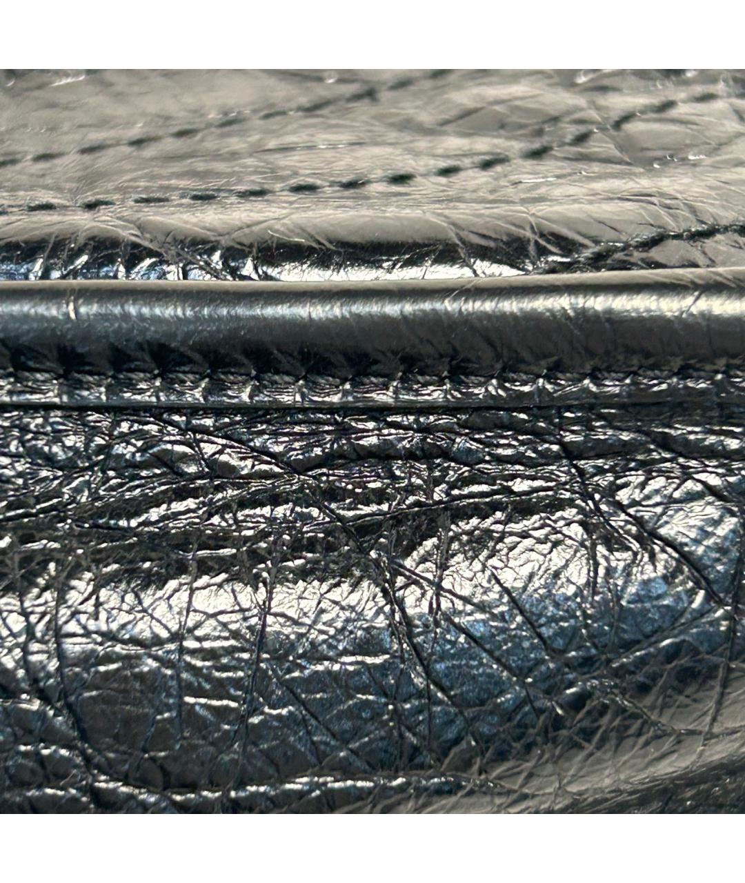 SAINT LAURENT Черная кожаная сумка через плечо, фото 9