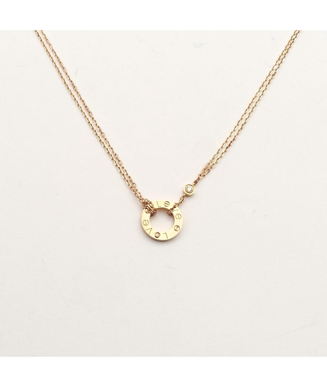 CARTIER Золотое колье из розового золота, фото 2