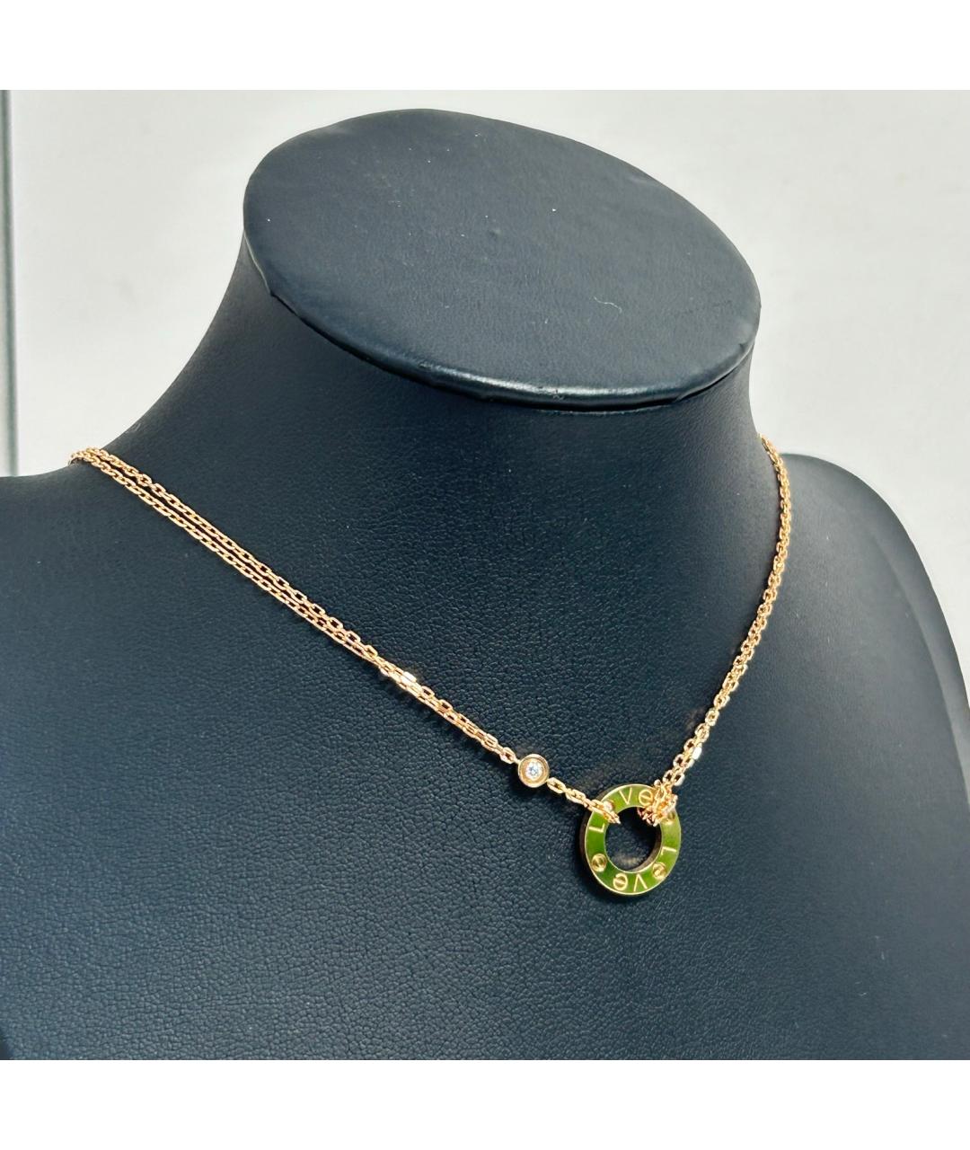CARTIER Золотое колье из розового золота, фото 9