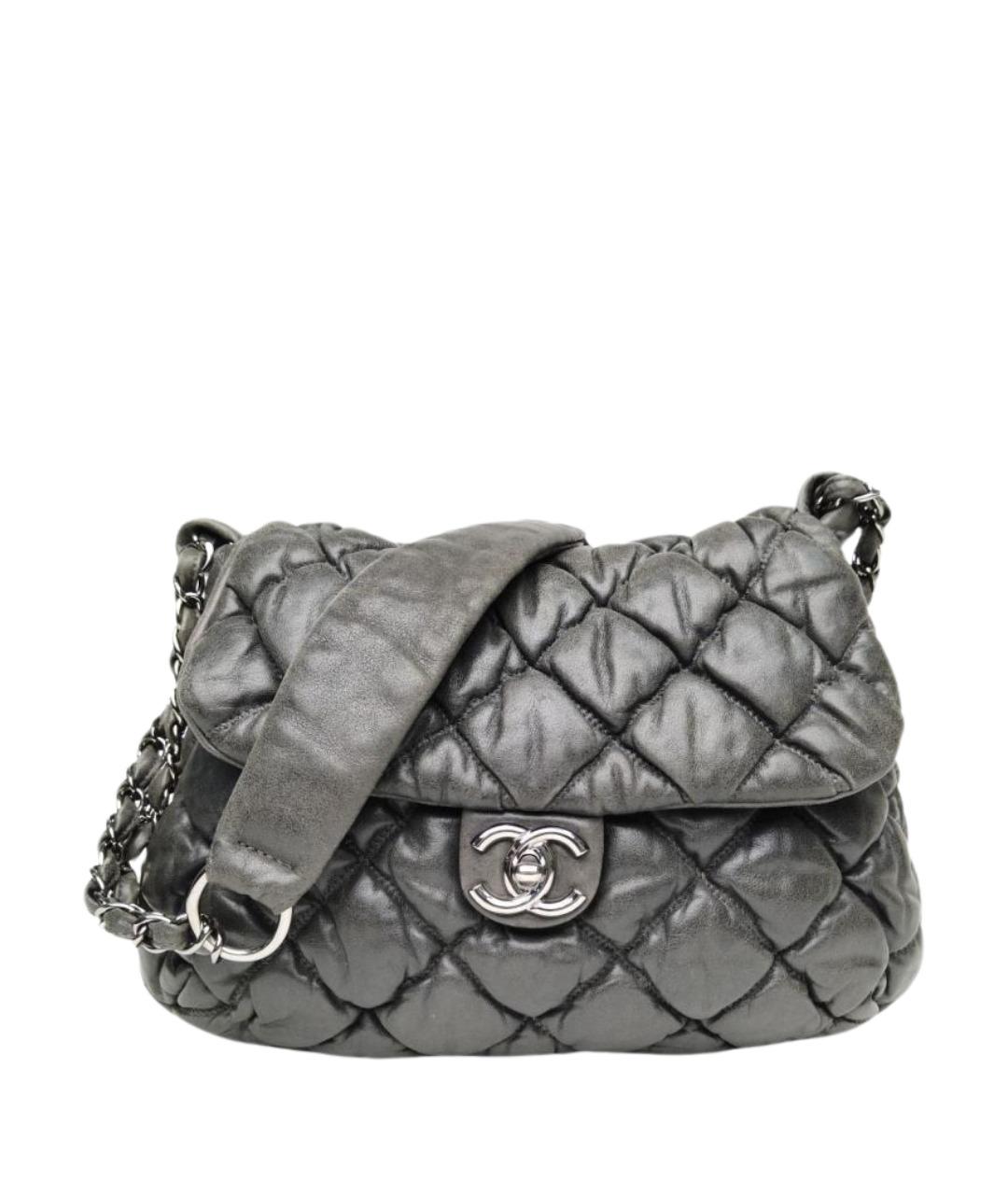 CHANEL Серая сумка через плечо, фото 1