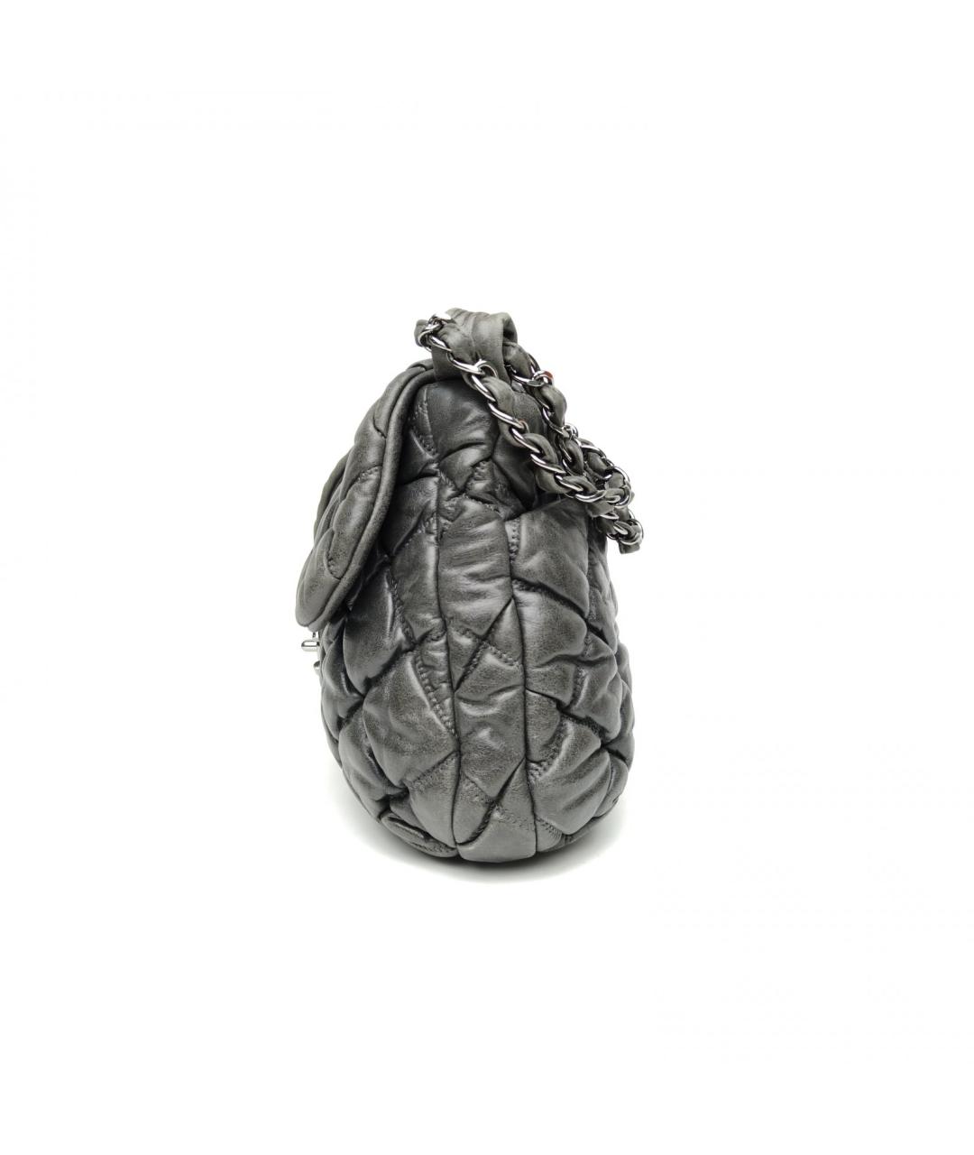 CHANEL Серая сумка через плечо, фото 3