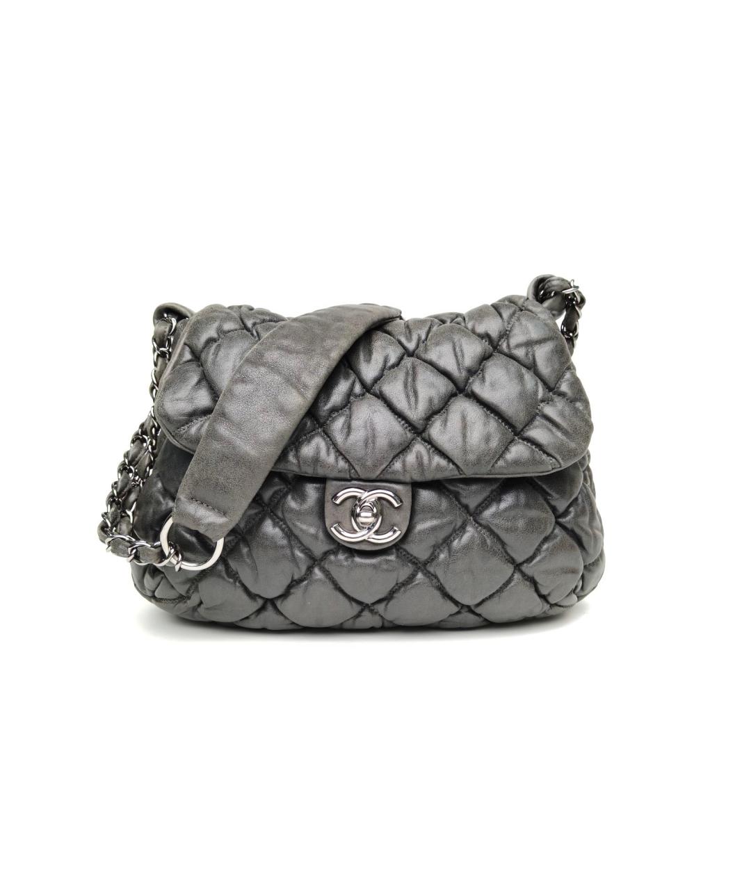 CHANEL Серая сумка через плечо, фото 2