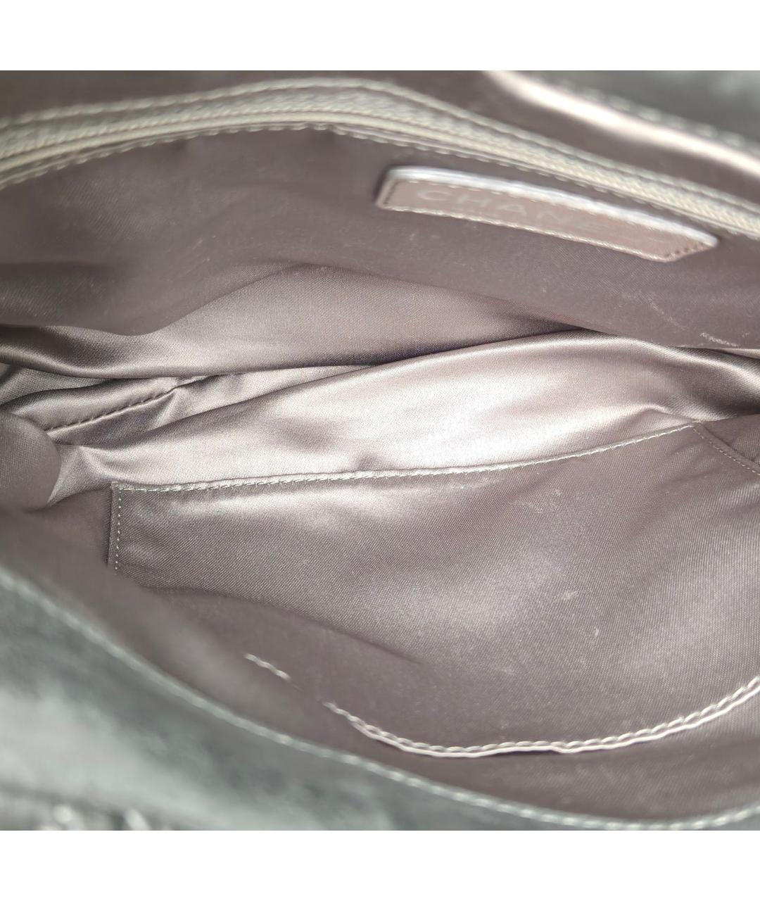 CHANEL Серая сумка через плечо, фото 7