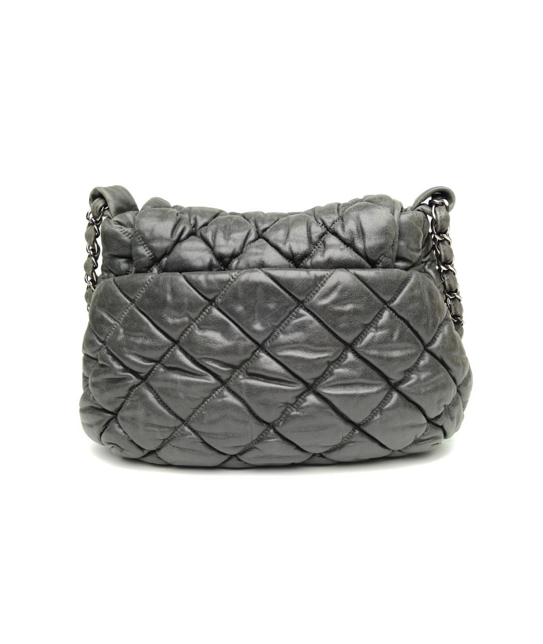 CHANEL Серая сумка через плечо, фото 4