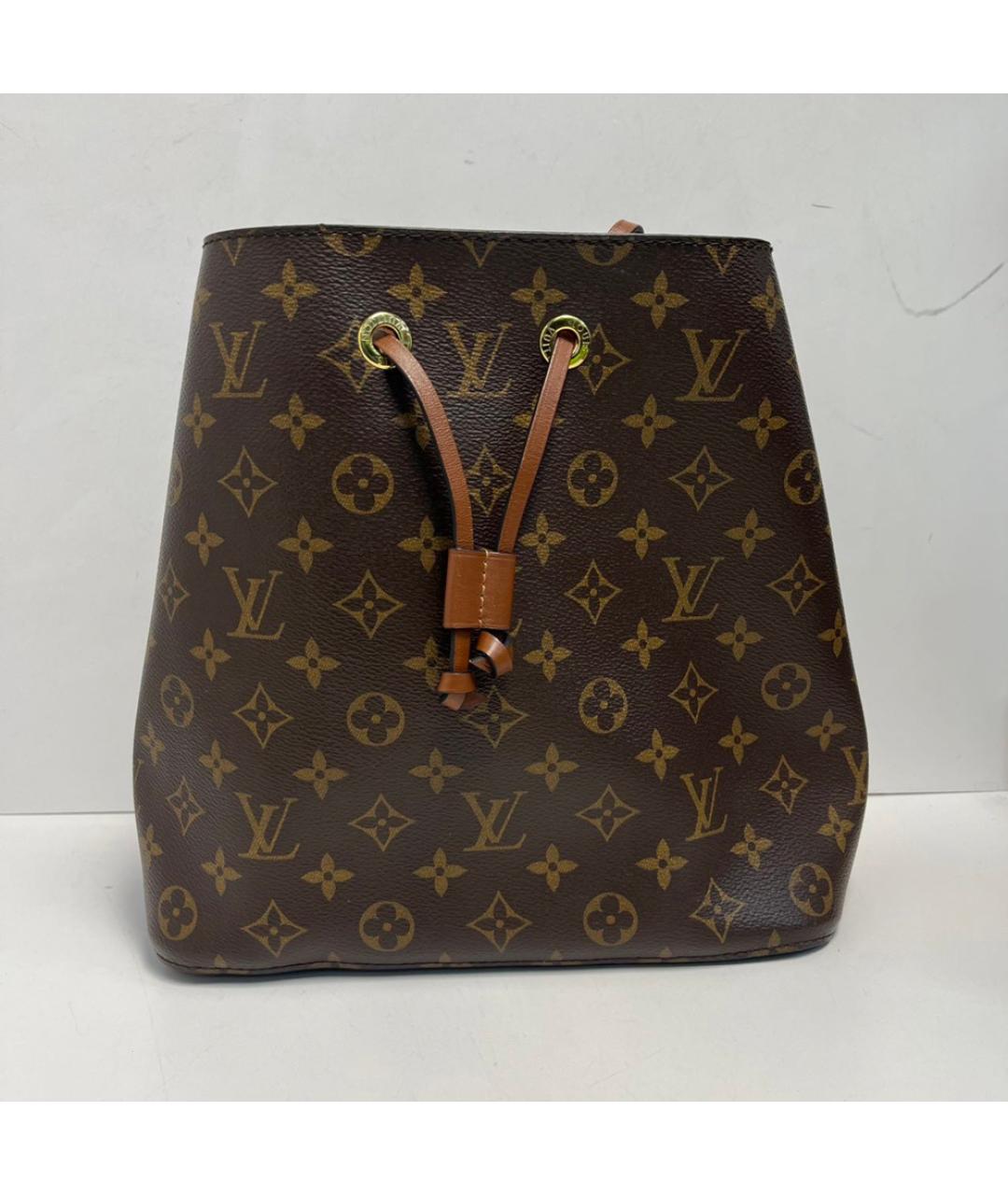 LOUIS VUITTON Коричневая сумка через плечо, фото 7