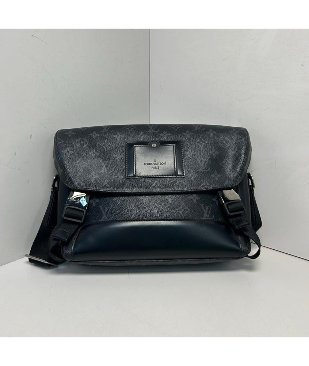 LOUIS VUITTON Черная сумка через плечо, фото 8