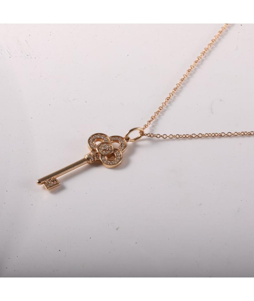 TIFFANY&CO Золотая подвеска из желтого золота, фото 5