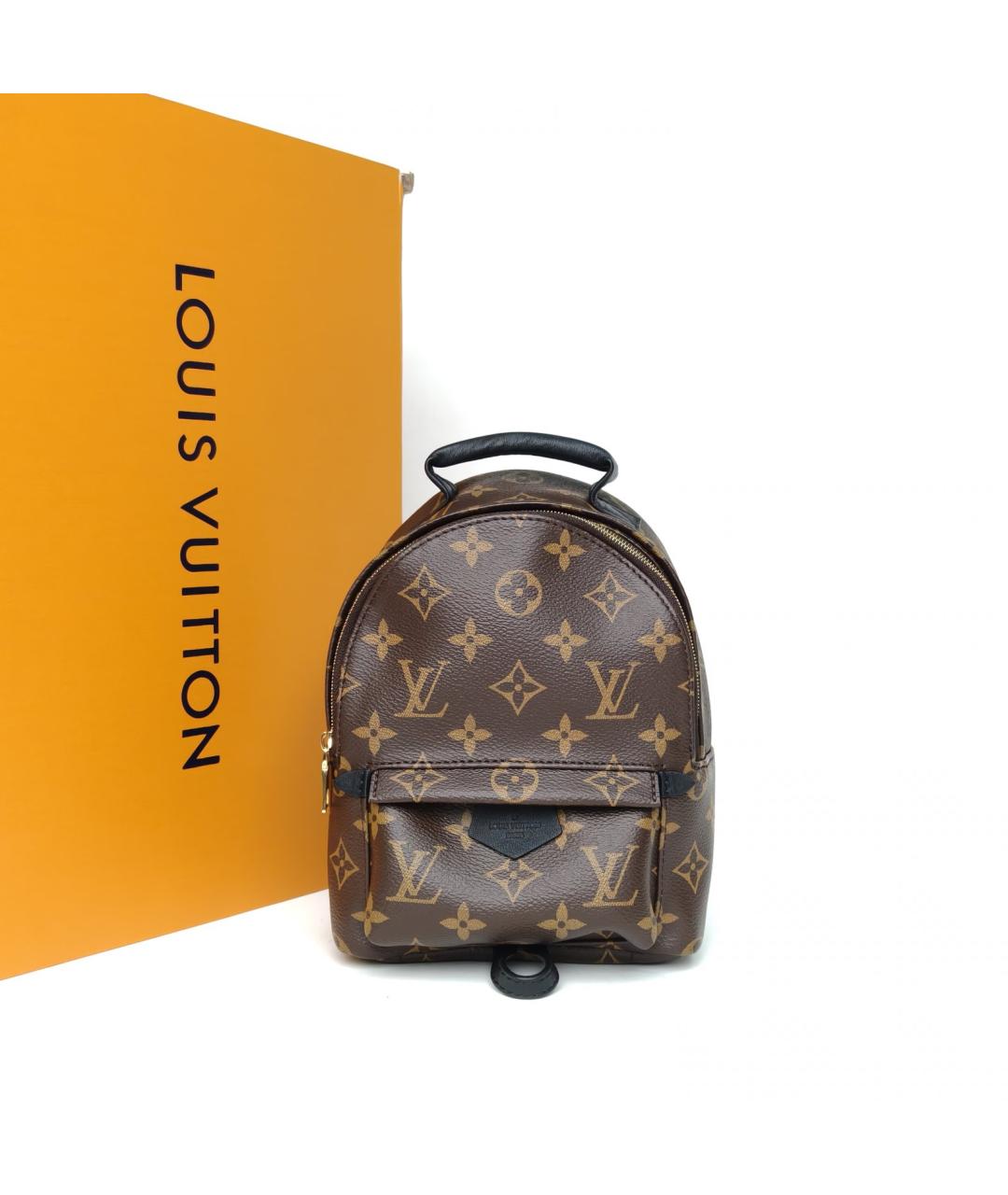 LOUIS VUITTON Коричневый рюкзак, фото 8