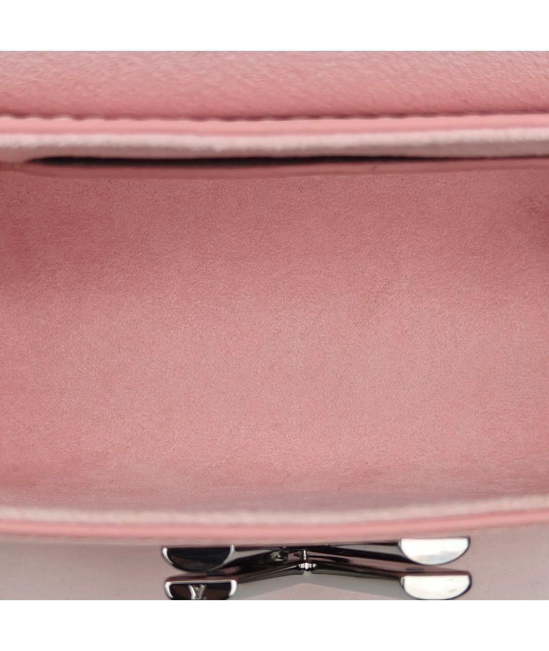 LOUIS VUITTON Розовая кожаная сумка через плечо, фото 8