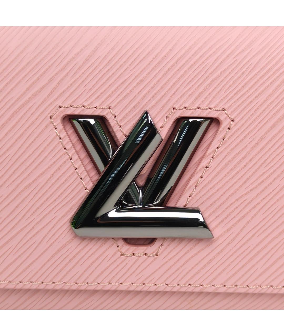 LOUIS VUITTON Розовая кожаная сумка через плечо, фото 7