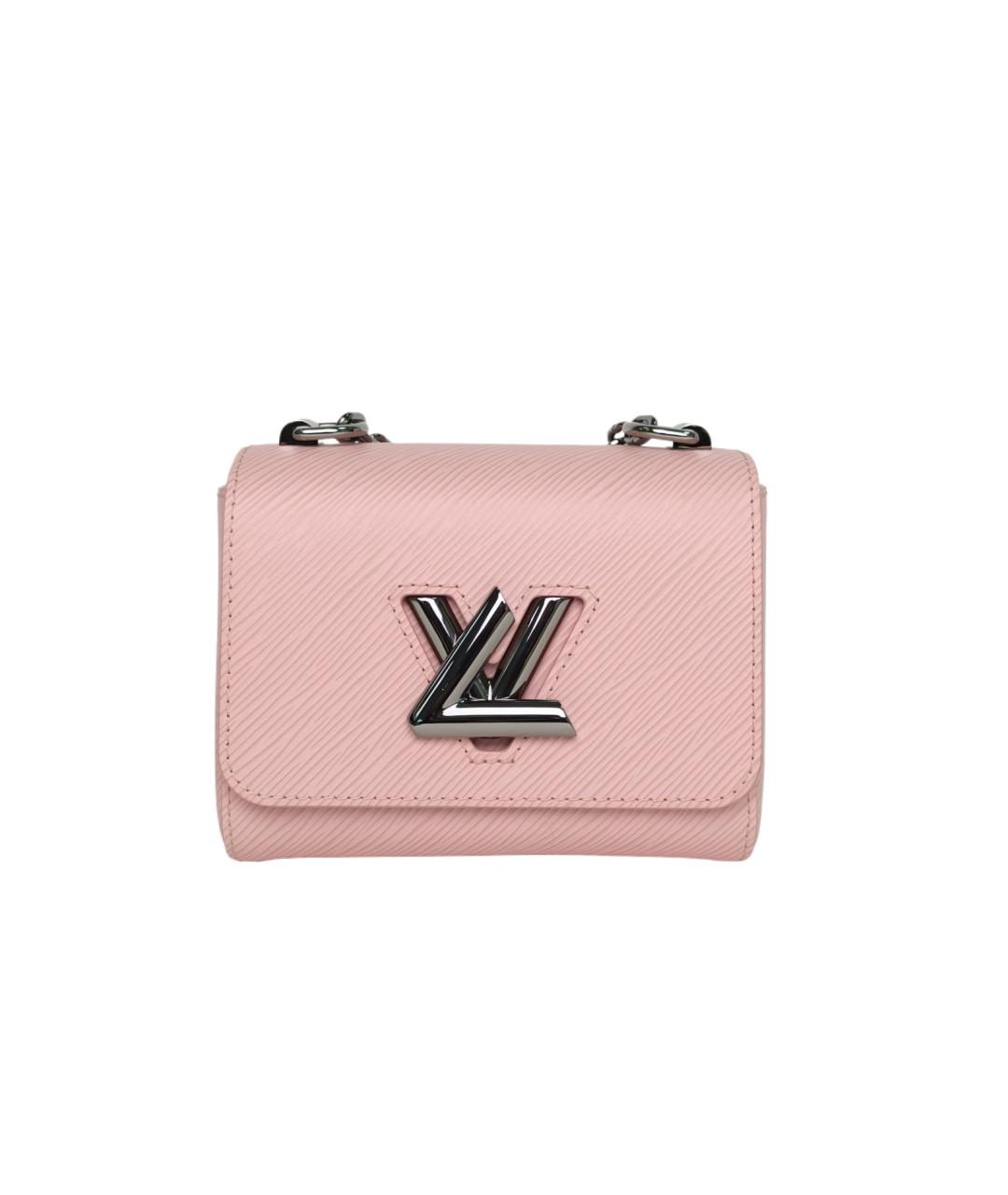 LOUIS VUITTON Розовая кожаная сумка через плечо, фото 9