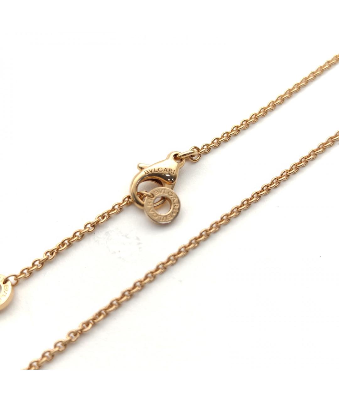 BVLGARI Черная подвеска из розового золота, фото 6