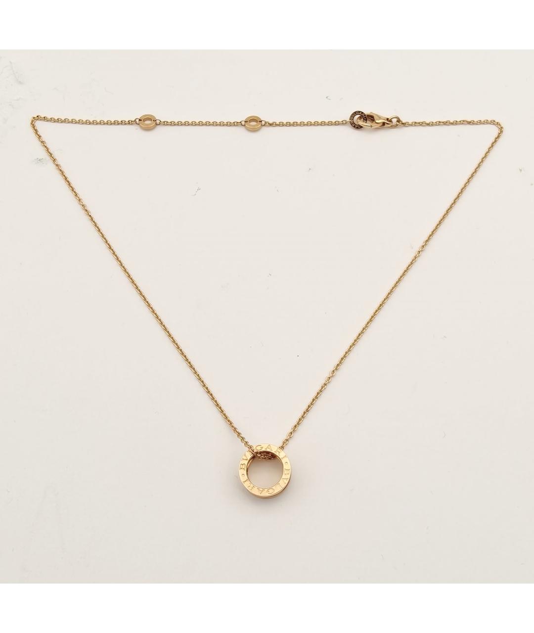 BVLGARI Золотая подвеска из розового золота, фото 4