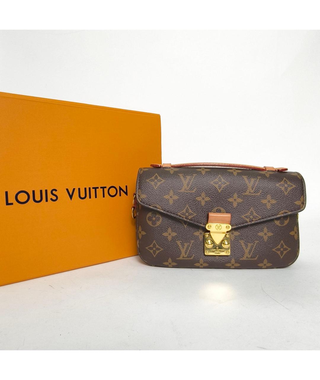 LOUIS VUITTON Коричневая сумка через плечо, фото 9