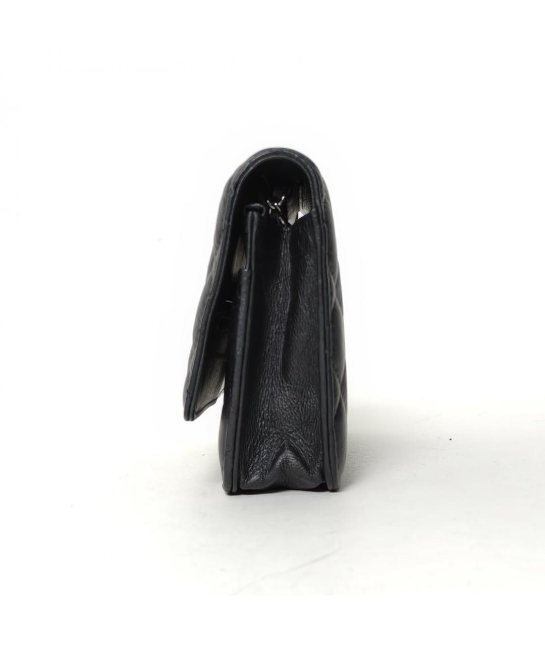 CHANEL Черная кожаная сумка через плечо, фото 3