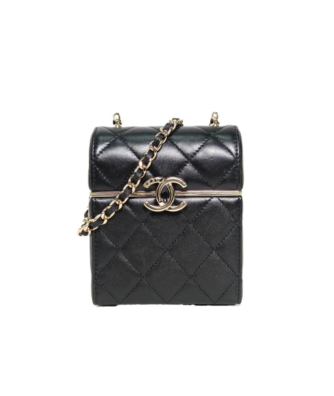 CHANEL Черная сумка через плечо, фото 9