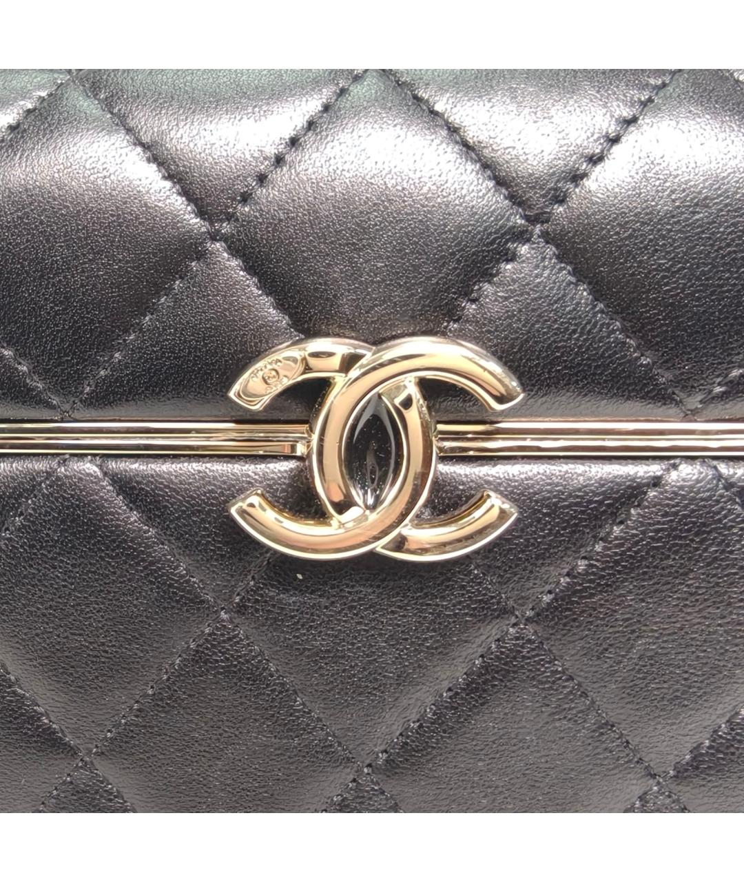 CHANEL Черная сумка через плечо, фото 7