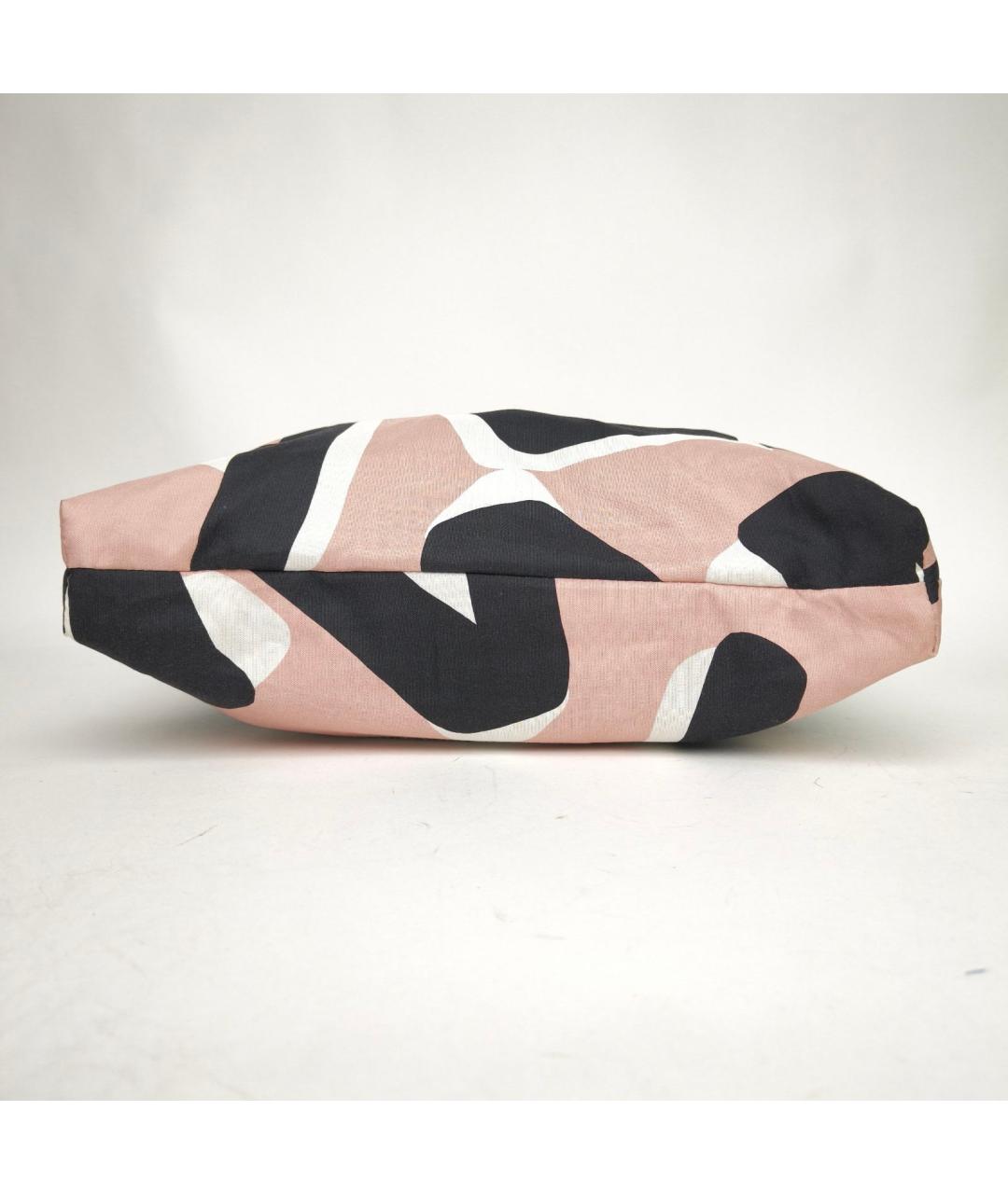 CHANEL Розовая сумка с короткими ручками, фото 6