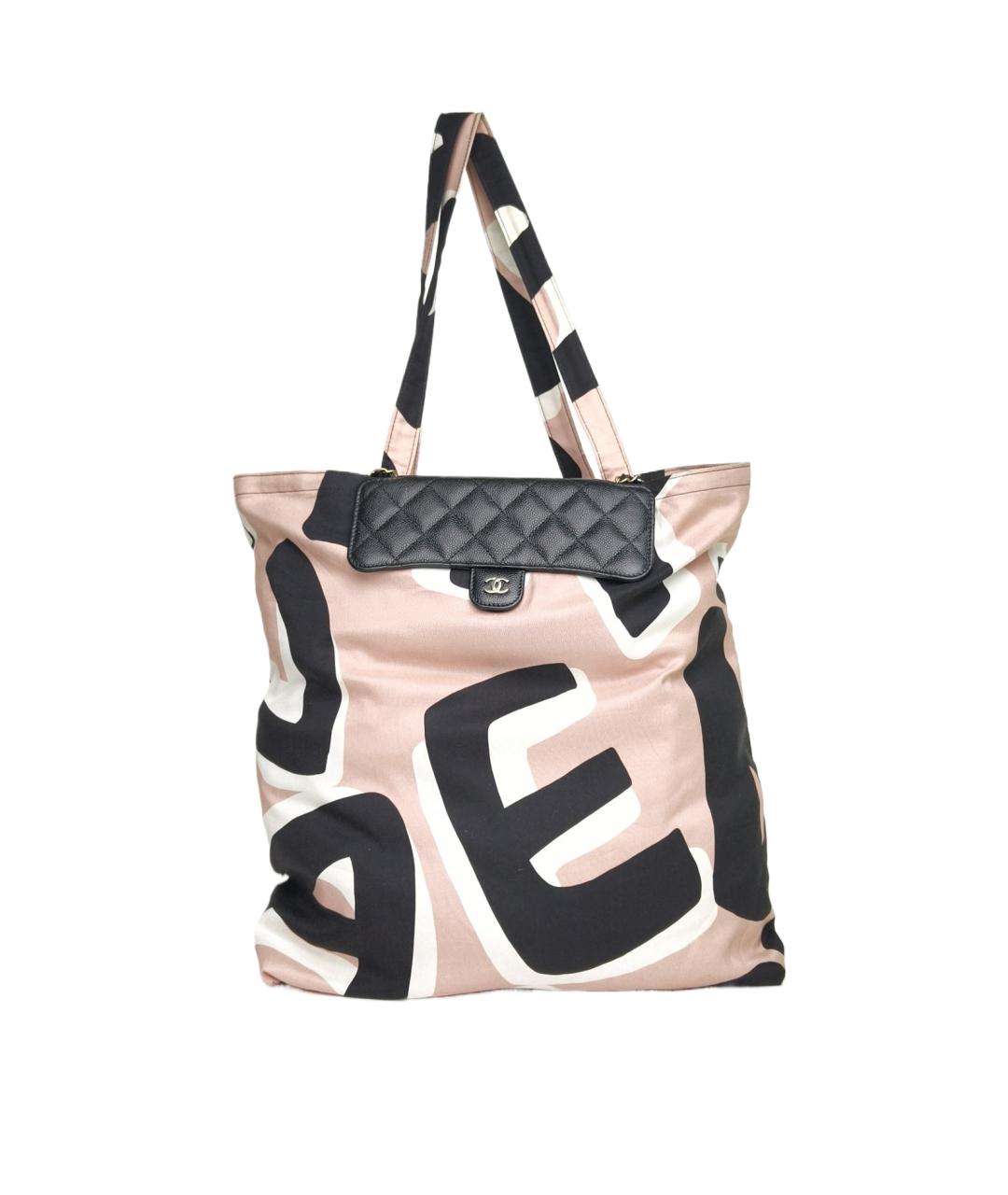 CHANEL Розовая сумка с короткими ручками, фото 10