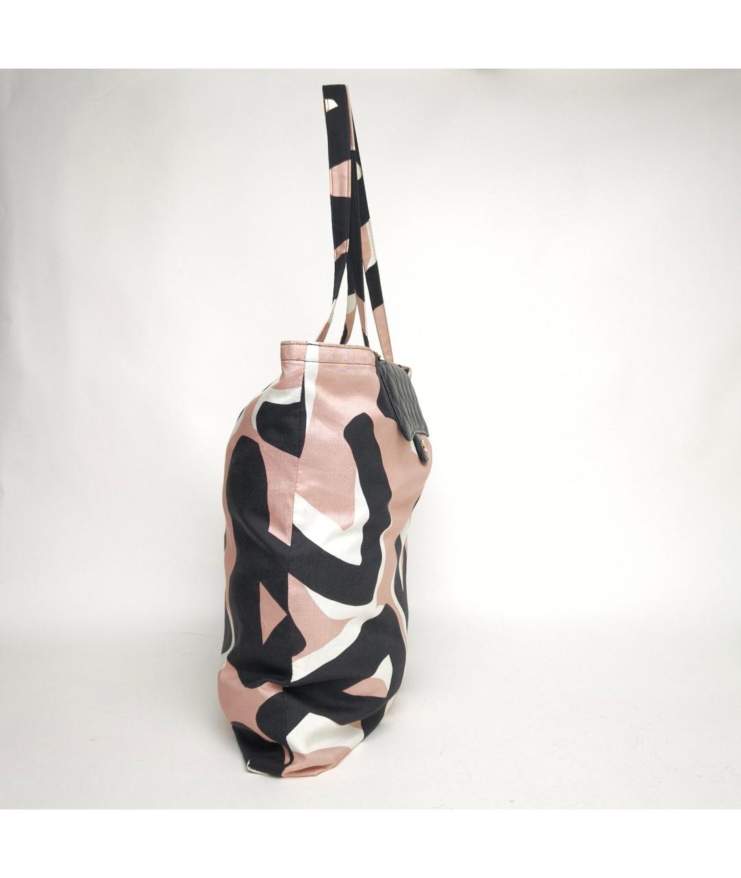 CHANEL Розовая сумка с короткими ручками, фото 5