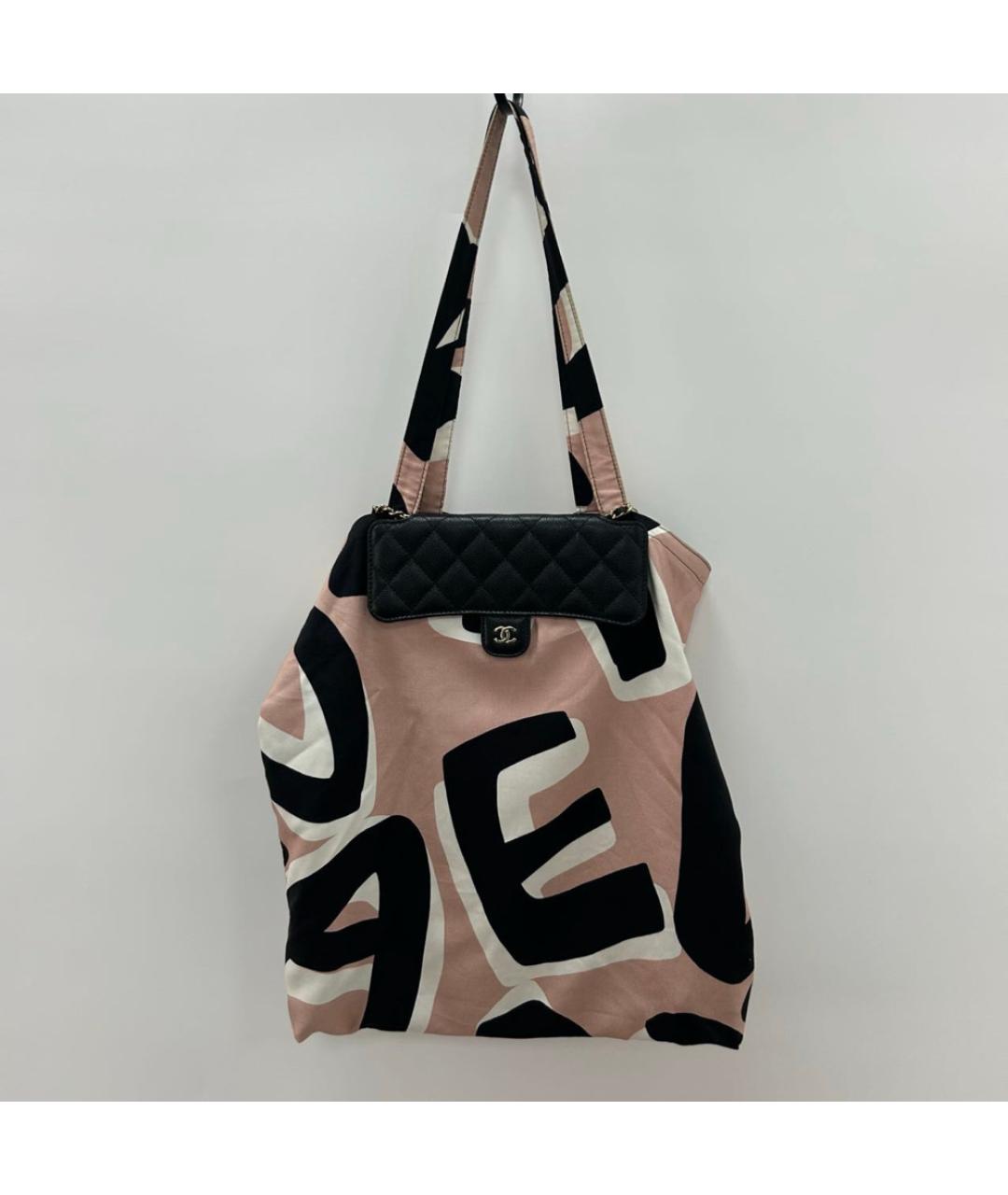 CHANEL Розовая сумка с короткими ручками, фото 9