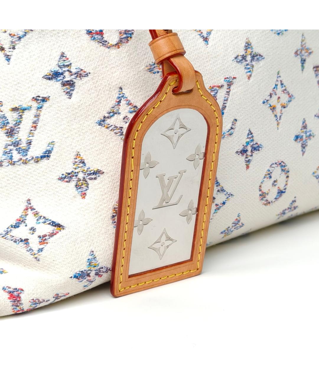 LOUIS VUITTON Белая сумка через плечо, фото 7