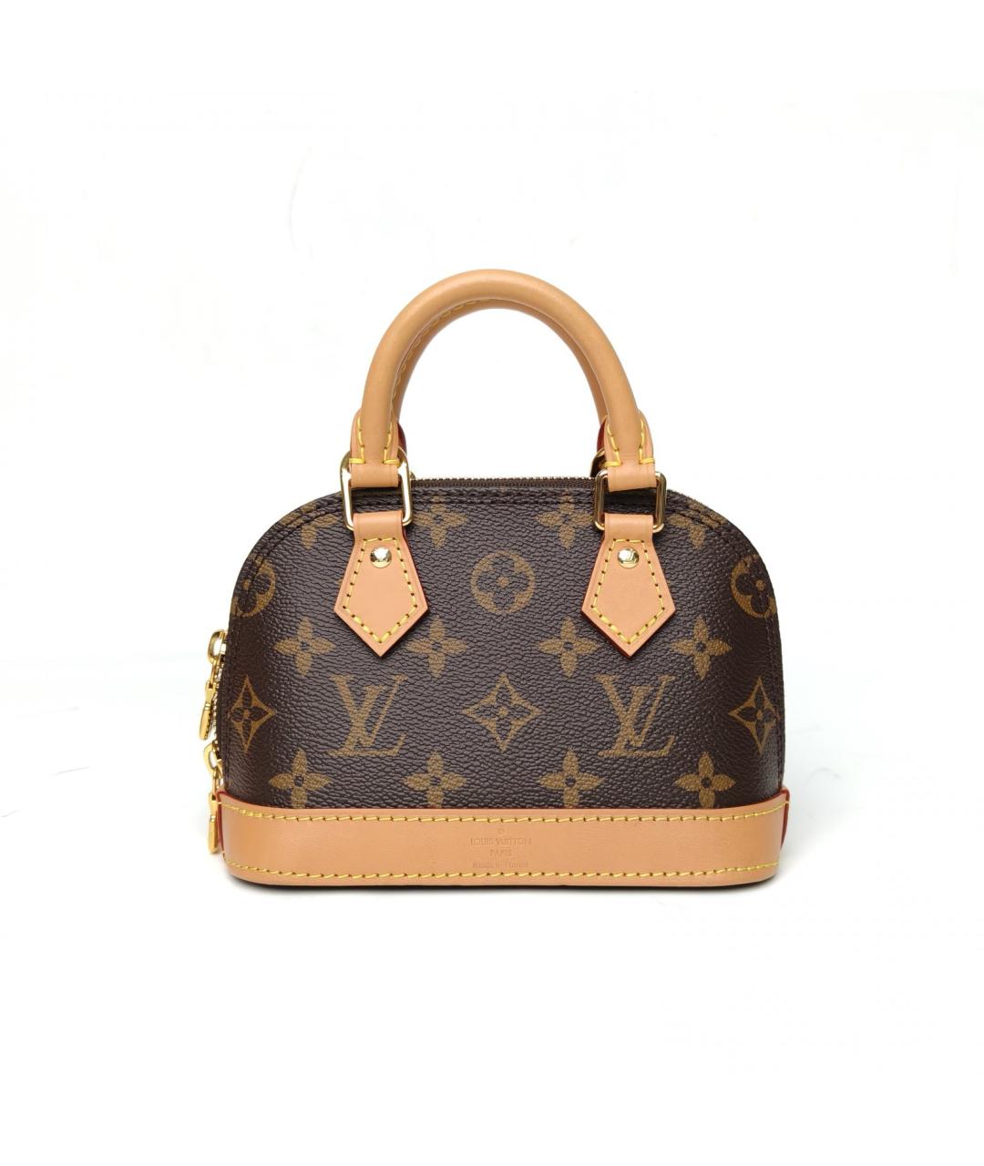 LOUIS VUITTON Коричневая сумка с короткими ручками, фото 2