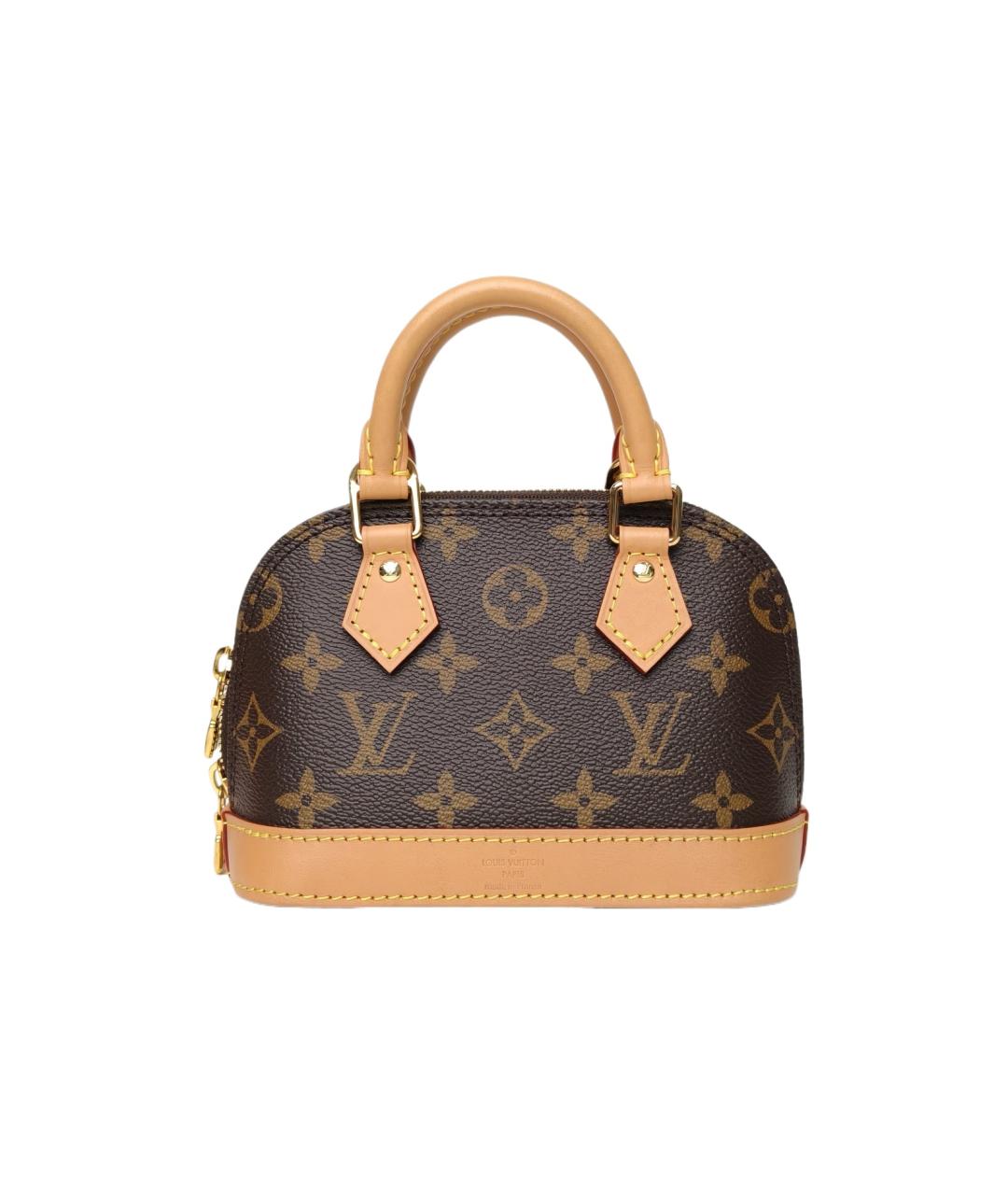 LOUIS VUITTON Коричневая сумка с короткими ручками, фото 10