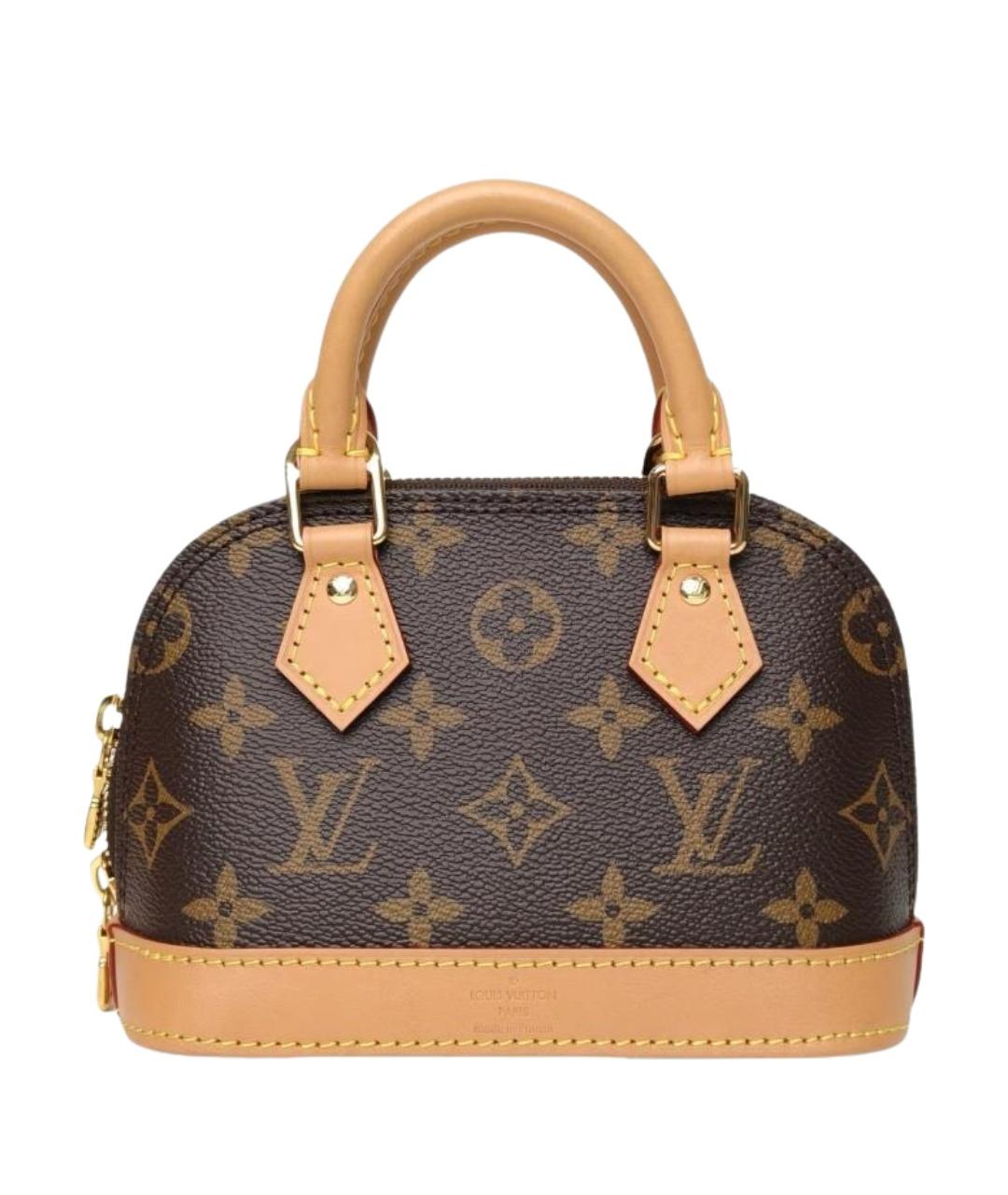LOUIS VUITTON Коричневая сумка с короткими ручками, фото 1