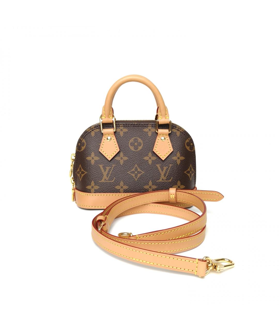 LOUIS VUITTON Коричневая сумка с короткими ручками, фото 8