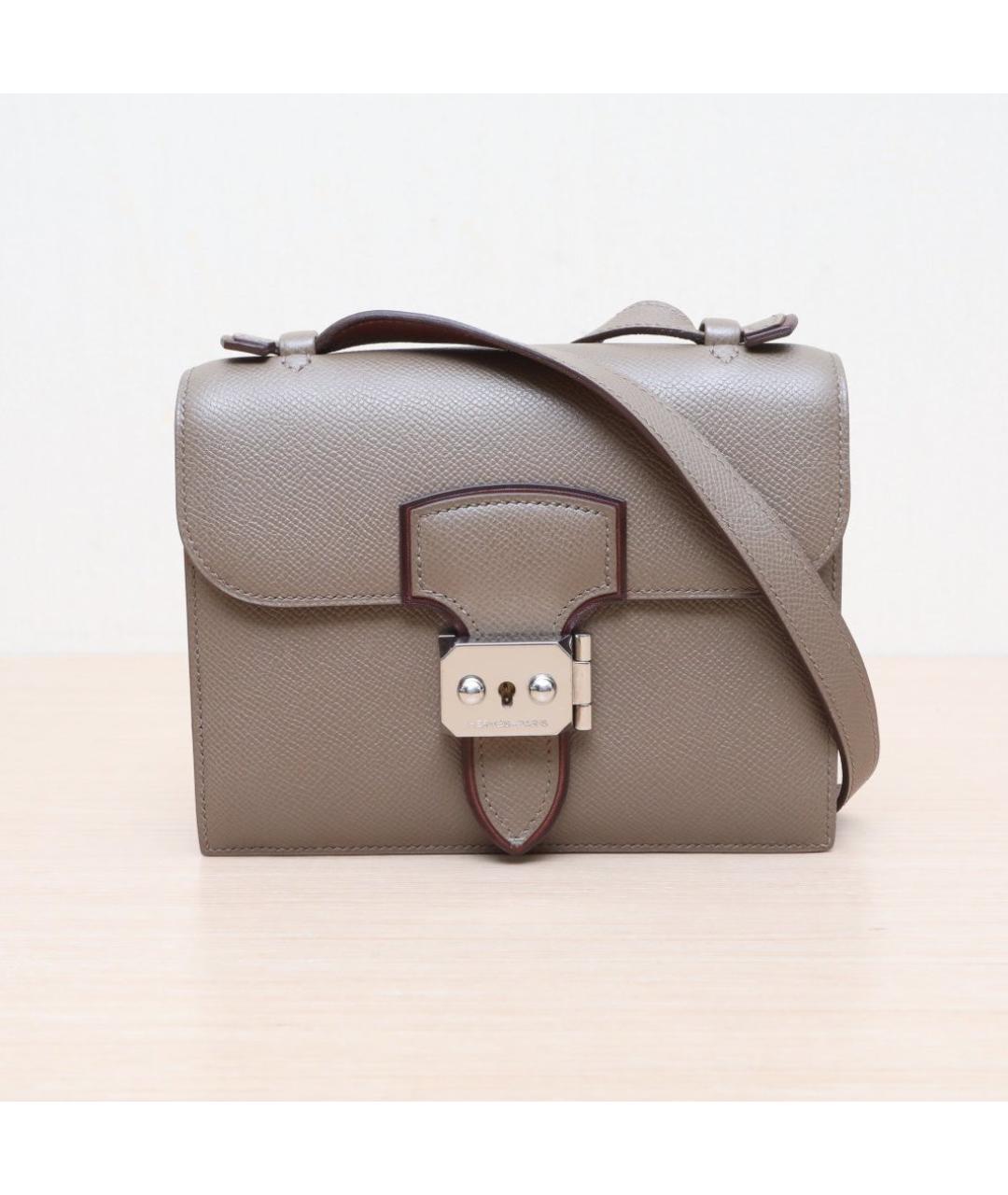 HERMES Коричневая кожаная сумка через плечо, фото 2