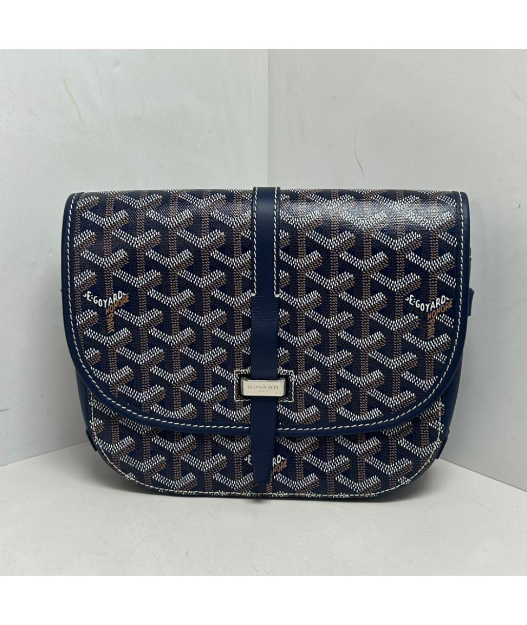 GOYARD Темно-синяя сумка через плечо, фото 9