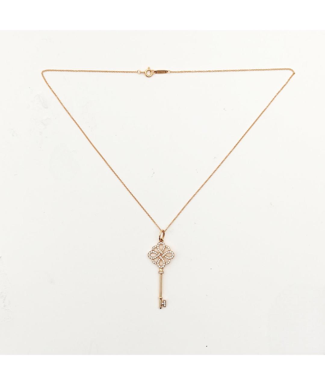 TIFFANY&CO Золотая подвеска из розового золота, фото 3