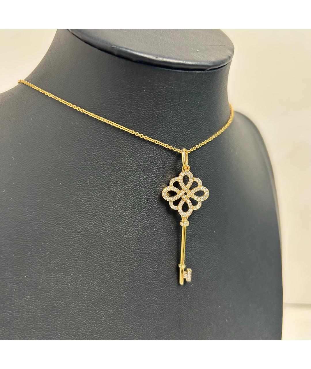 TIFFANY&CO Золотая подвеска из розового золота, фото 7