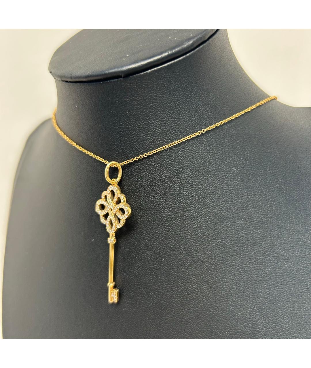 TIFFANY&CO Золотая подвеска из розового золота, фото 8