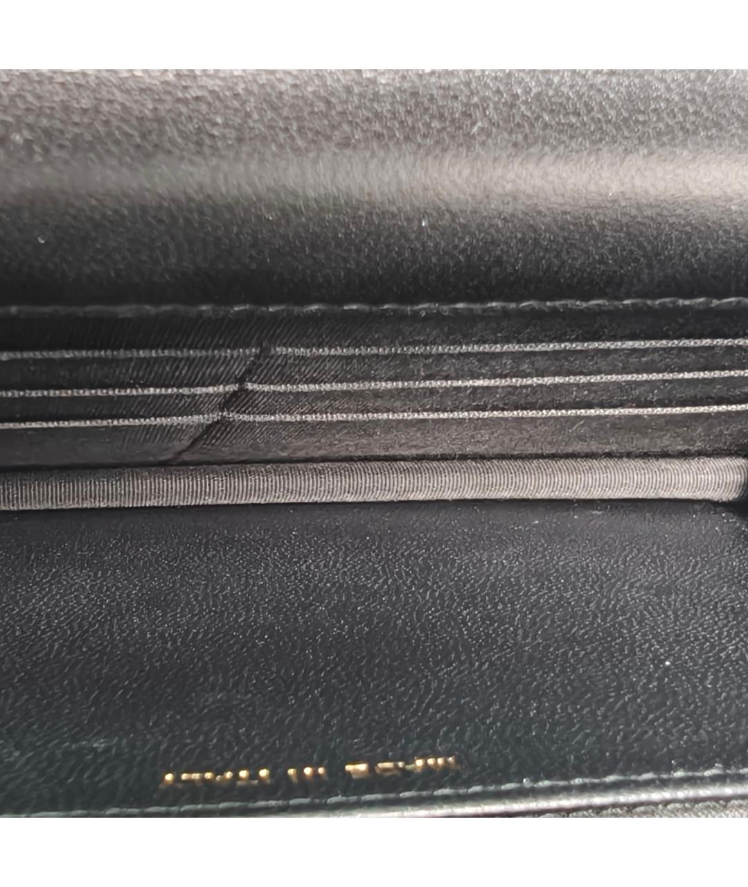 CHANEL Черная кожаная сумка через плечо, фото 7
