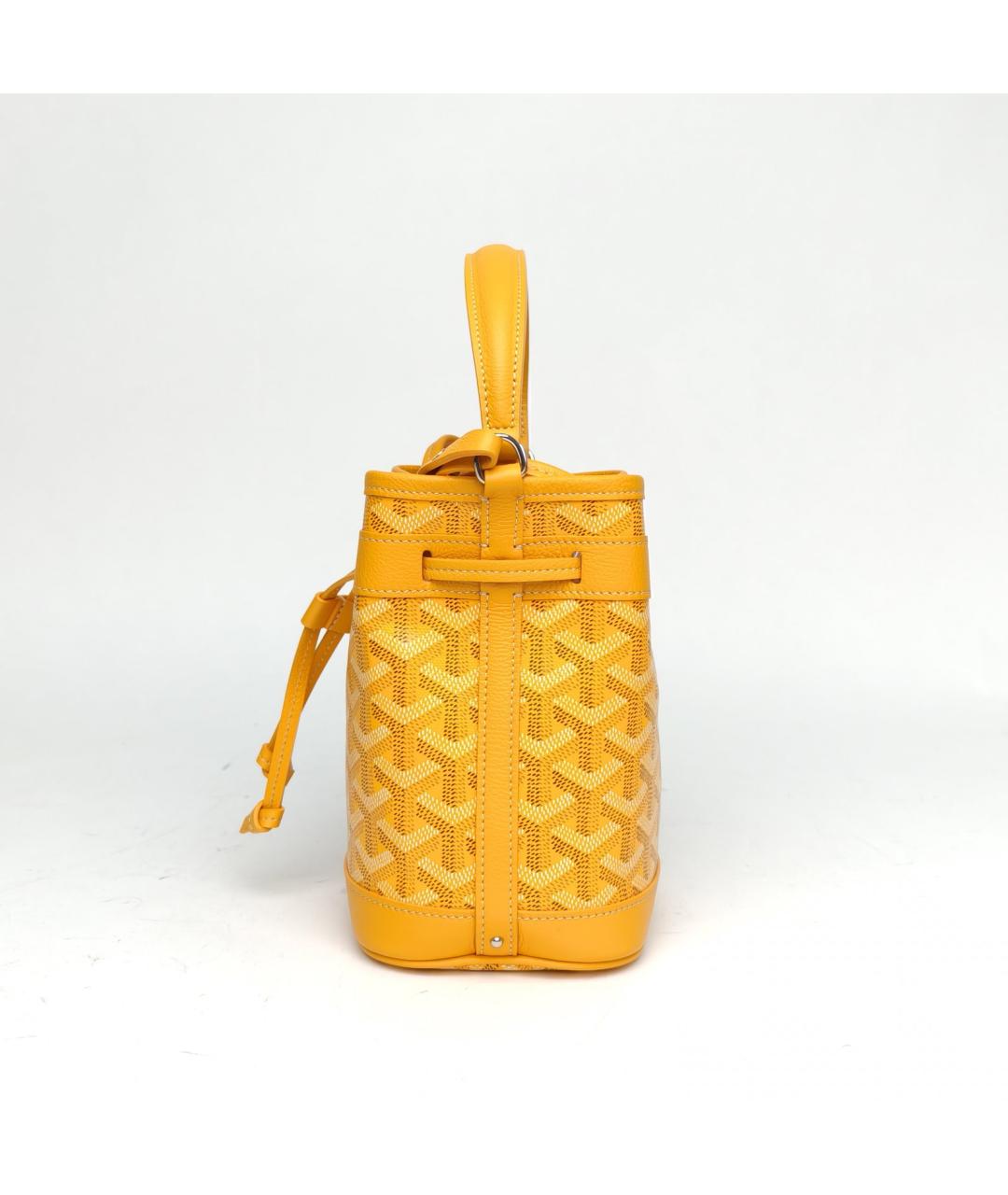 GOYARD Желтая сумка через плечо, фото 3