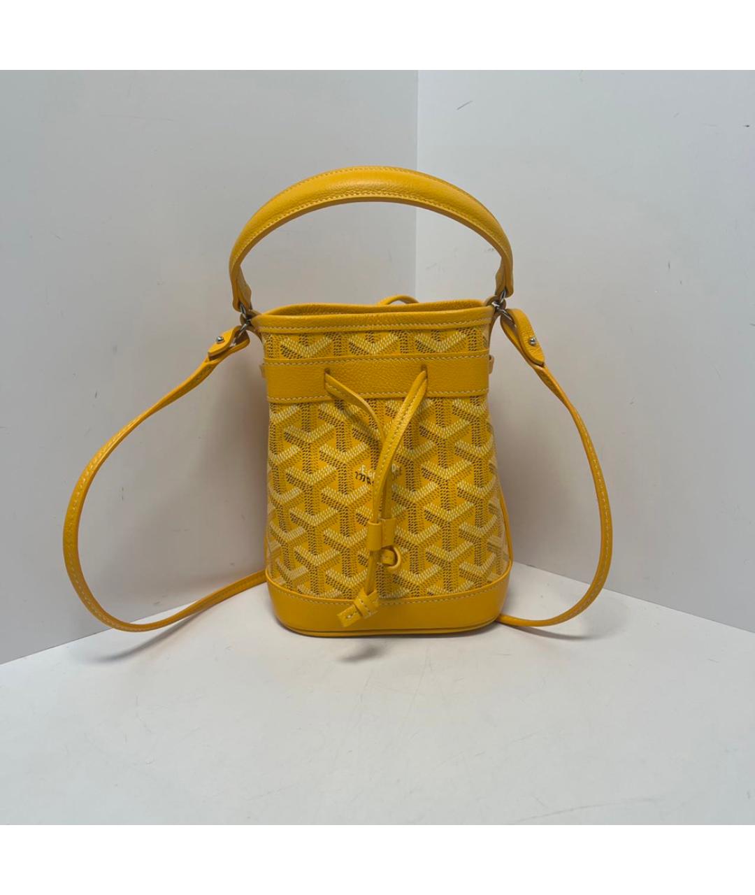 GOYARD Желтая сумка через плечо, фото 8