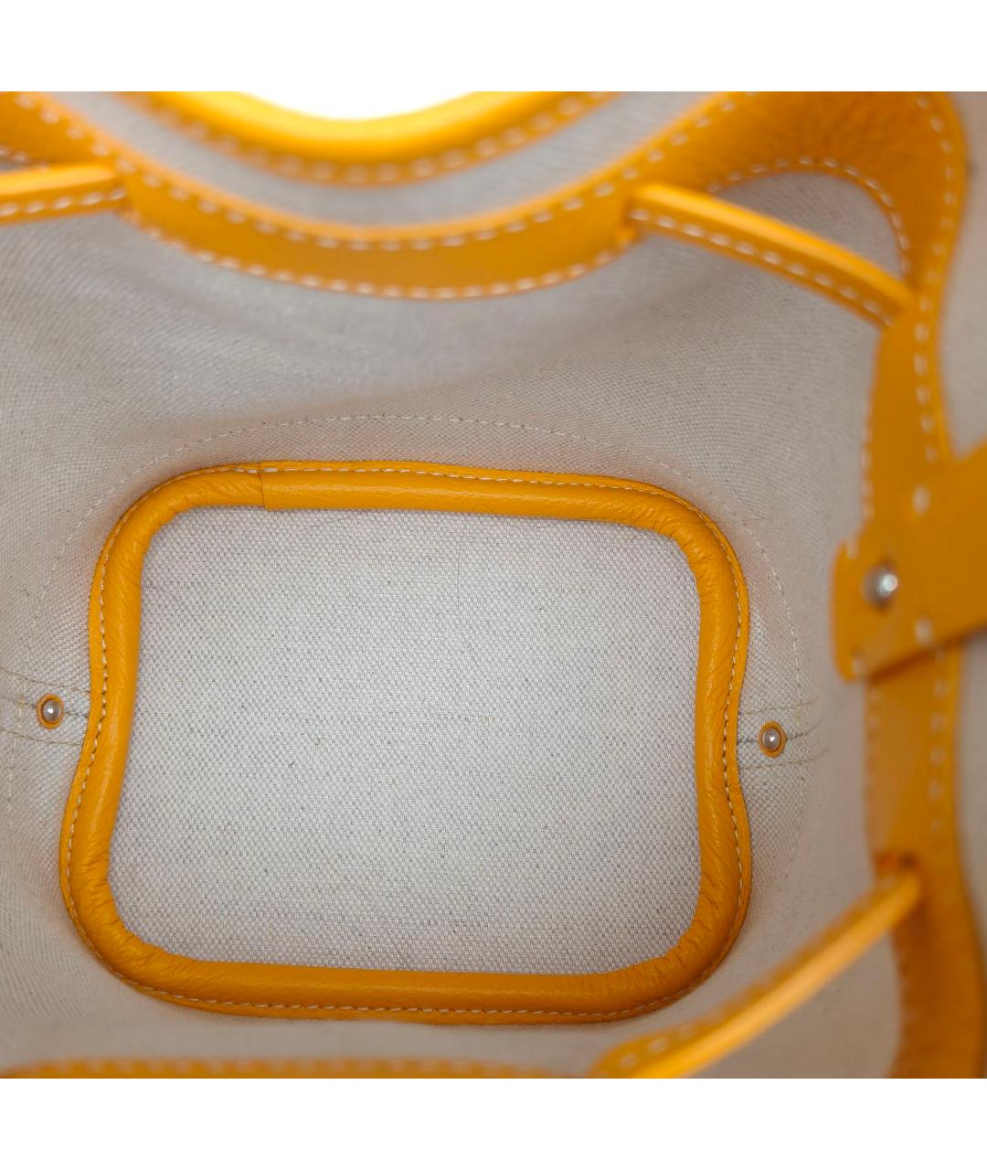 GOYARD Желтая сумка через плечо, фото 7