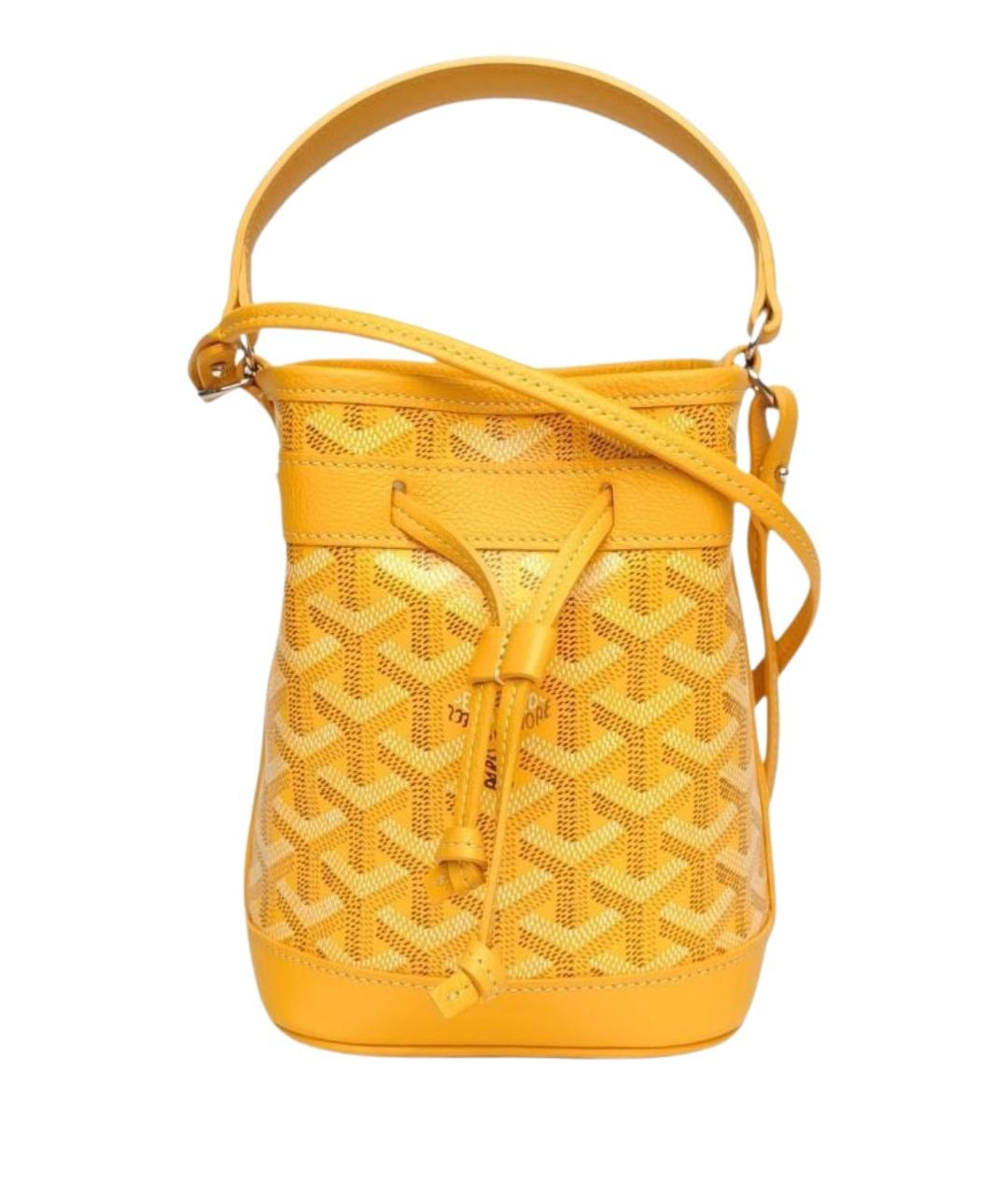 GOYARD Желтая сумка через плечо, фото 1