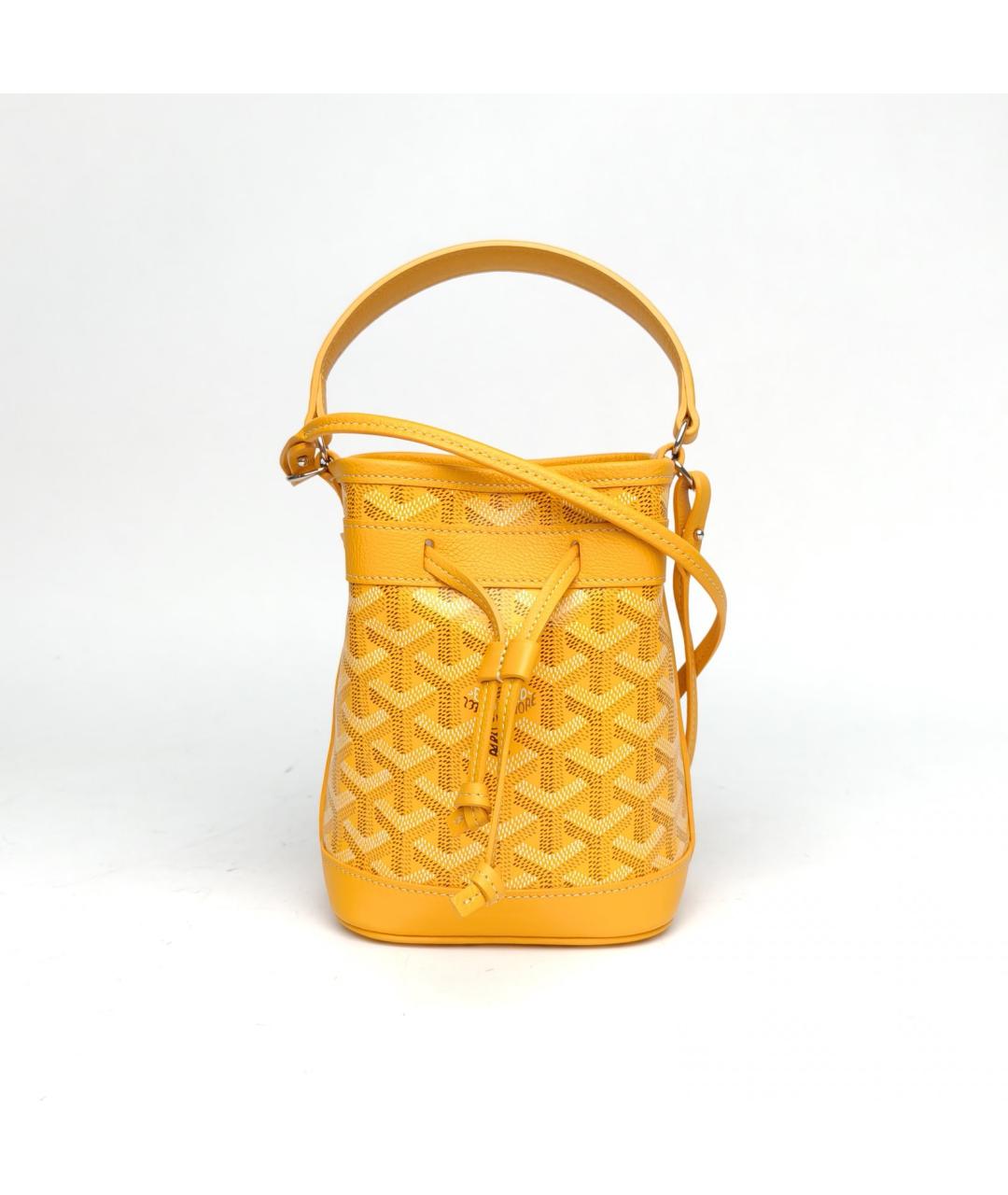 GOYARD Желтая сумка через плечо, фото 2